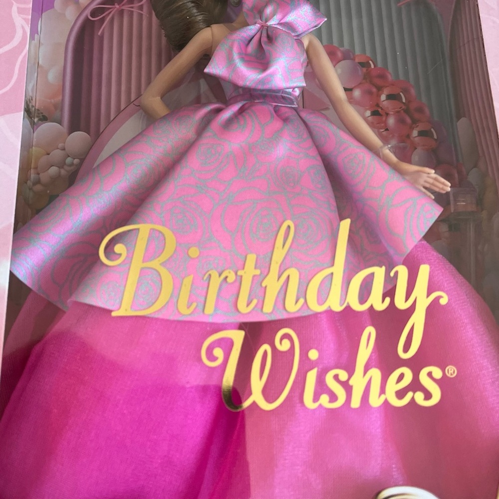 Birthday Wishes Pink Barbie Party Doll NIB! - Picture 5 of 7